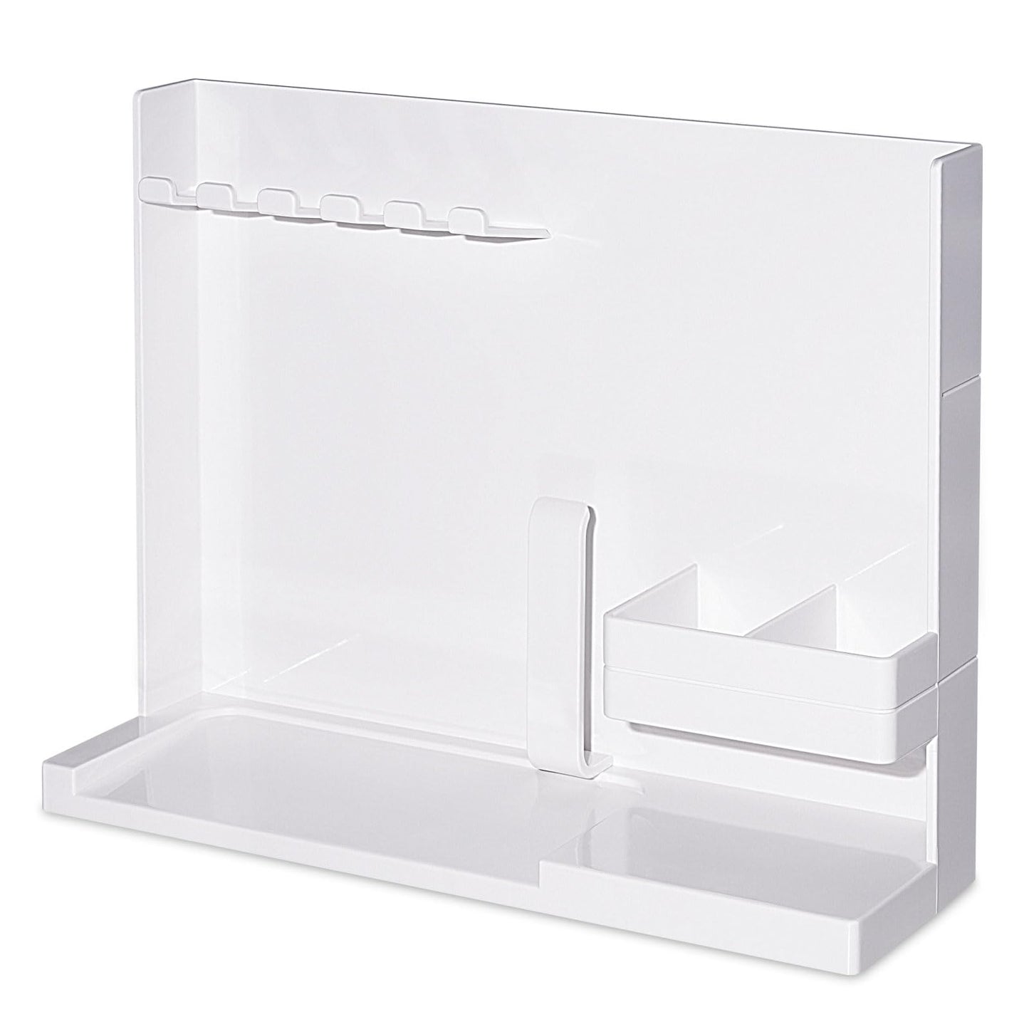 Asashizen White Toothbrush Holders for Bathrooms,Electric Toothbrush Holder and Toothpaste Holder, Cup Holder for Bathroom Accessories for Home