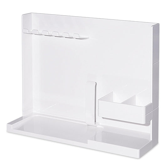 Asashizen White Toothbrush Holders for Bathrooms,Electric Toothbrush Holder and Toothpaste Holder, Cup Holder for Bathroom Accessories for Home