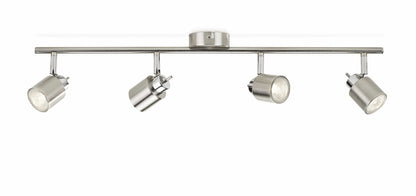 Philips Meranti Lampada con 4 Faretti, Senza Lampa