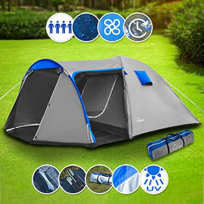 Campela CA0013 Tropical Family Tent 3-4 Person Waterproof 3000m Taped Seams