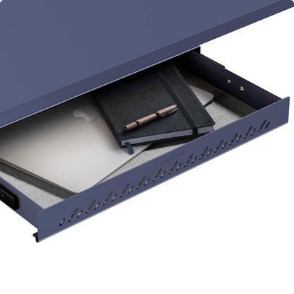 Desktronic Desk Drawer, Hidden Desk Organizer, Under-Desk Storage Drawer, Easy Installation, Space-Saving, Large Capacity, Metal