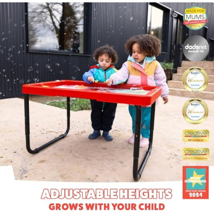 Toyrific Play Tray Activity Table for Kids, Sensory Play, Kids Messy Table, Water and Sand Play, Outdoor and Indoor Use
