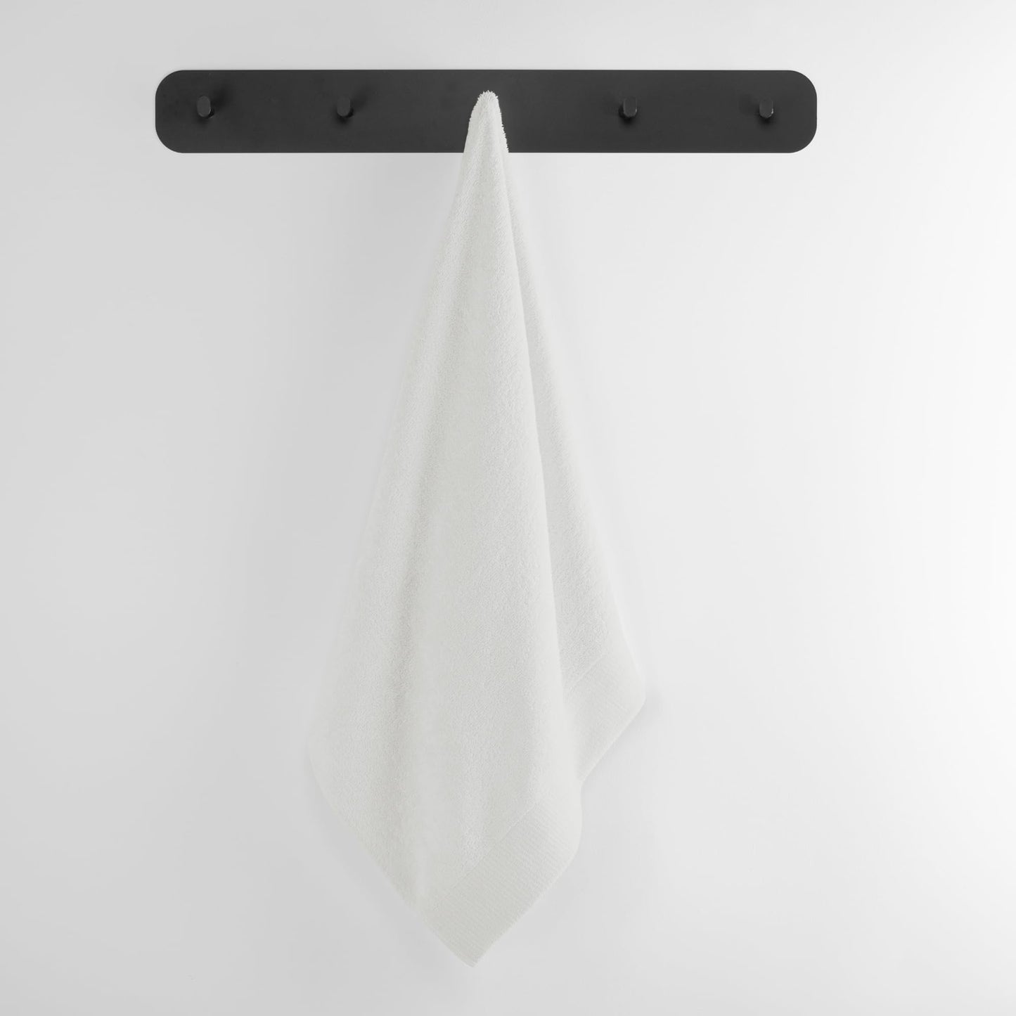 AmeliaHome Amari Towel White 50 x 100 cm 100% Cotton Quality Absorbent
