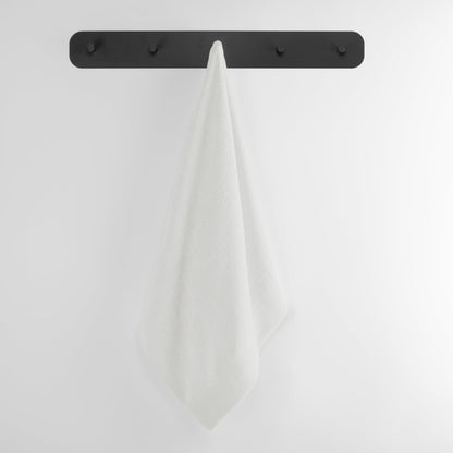 AmeliaHome Amari Towel White 50 x 100 cm 100% Cotton Quality Absorbent