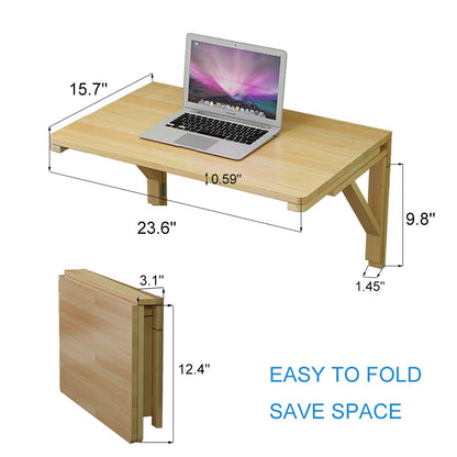 MM MELISEN Wall Mounted Folding Table for Laundry Room, Wall Mounted Fold Down Desk for Small Saving Spaces, Kids Floating Desk for Dining, Room