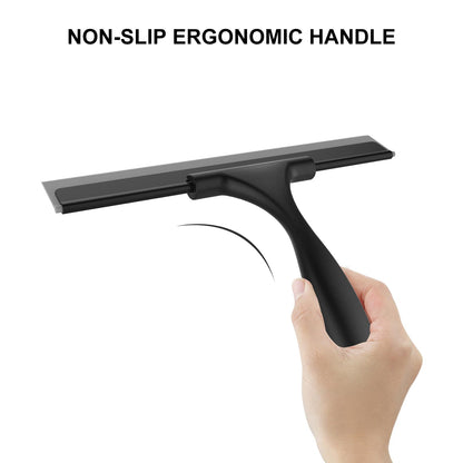 SetSail Shower Squeegee for Glass Doors, 25cm, Black