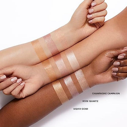 e.l.f. Halo Glow Highlight Beauty Wand, Liquid Highlighter Wand For Luminous, Glowing Skin, Buildable Formula, Vegan & Cruelty-free, Rose Quartz