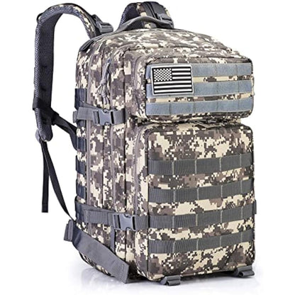 G4Free 40L Molle Backpack Large Pack Molle Shoulder Bag Rucksacks Daypack for Outdoor Hiking Camping Trekking Hunting