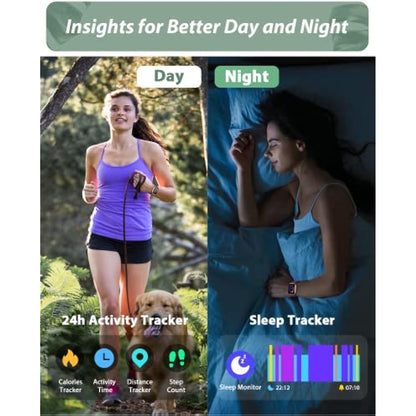 Smart Watch for Men Women (Answer/Make Call), Alexa Built-in, 1.8" Touch Screen Fitness Watch with SpO2 Heart Rate Sleep Monitor, 100 Sport, IP68 Waterproof Step Counter Smartwatch for iPhone Android