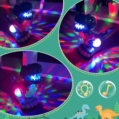 Thedttoy Baby Toys Musical Light Crawling Walking Dinosaur for Boys Girls 12 18 24 Months, Baby Musical Toy Sound Toys Birthday Present Dino Gifts for Kids Toddler Age 1 2 3 4+ Years Old (Green)