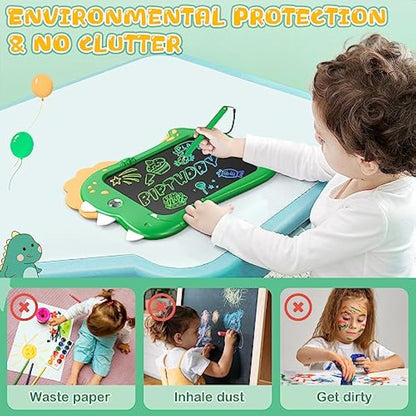 Kizmyee LCD Writing Tablet for Kids,Toddler Toys for 3 4 5 6 Year Old Boys Girls, 8.5inch Doodle Board, Dinosaur Toys Drawing Pad for Kids 3+ Year Old Boy Girl