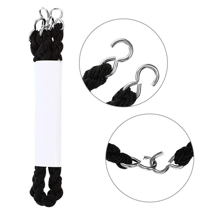 QincLing 10 Pieces Elastic Boot Straps Trouser Twists Leg Ties Blousing Garters with Metal Hooks for Navy Army Air Force