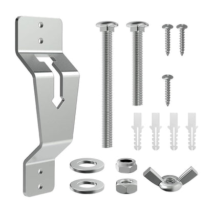 VOANZO Wall Mount Spare Tire Bearer Durable Wheel Tire Bracket Rack for Trailers Vehicles Vans and Cargo Storage Solutions