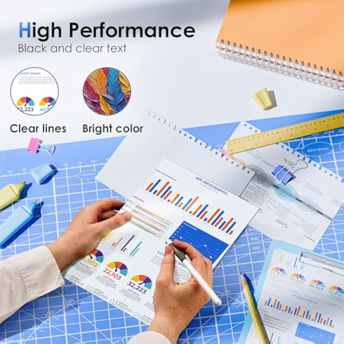 NOGIVY 203X CF540X Toner Cartridges Replacement for HP 203A 203X Compatible with Color Laserjet Pro MFP M281fdw M254dw M281fdn M280nw M254nw M254dn M281cdw (1Black 1Cyan 1Yellow 1Magenta, 4-Pack)