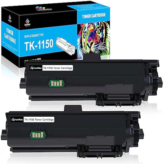 LeciRoba 2-Pack TK-1150 Toner for Kyocera ECOSYS M2135dn, M2635dn, M2635dnw, M2735dw, P2200, P2235d, P2235dn, P2235dw, P2235 Series Printer (Black, High Yield)