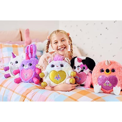 Rainbocorns Fairycorn Princess Series 6 Gemmie the Polar Bear - Collectible Plush - Magical Fairy Princess Surprises, Cuddle Plush Stuffed Animal, Stickers (Polar Bear)