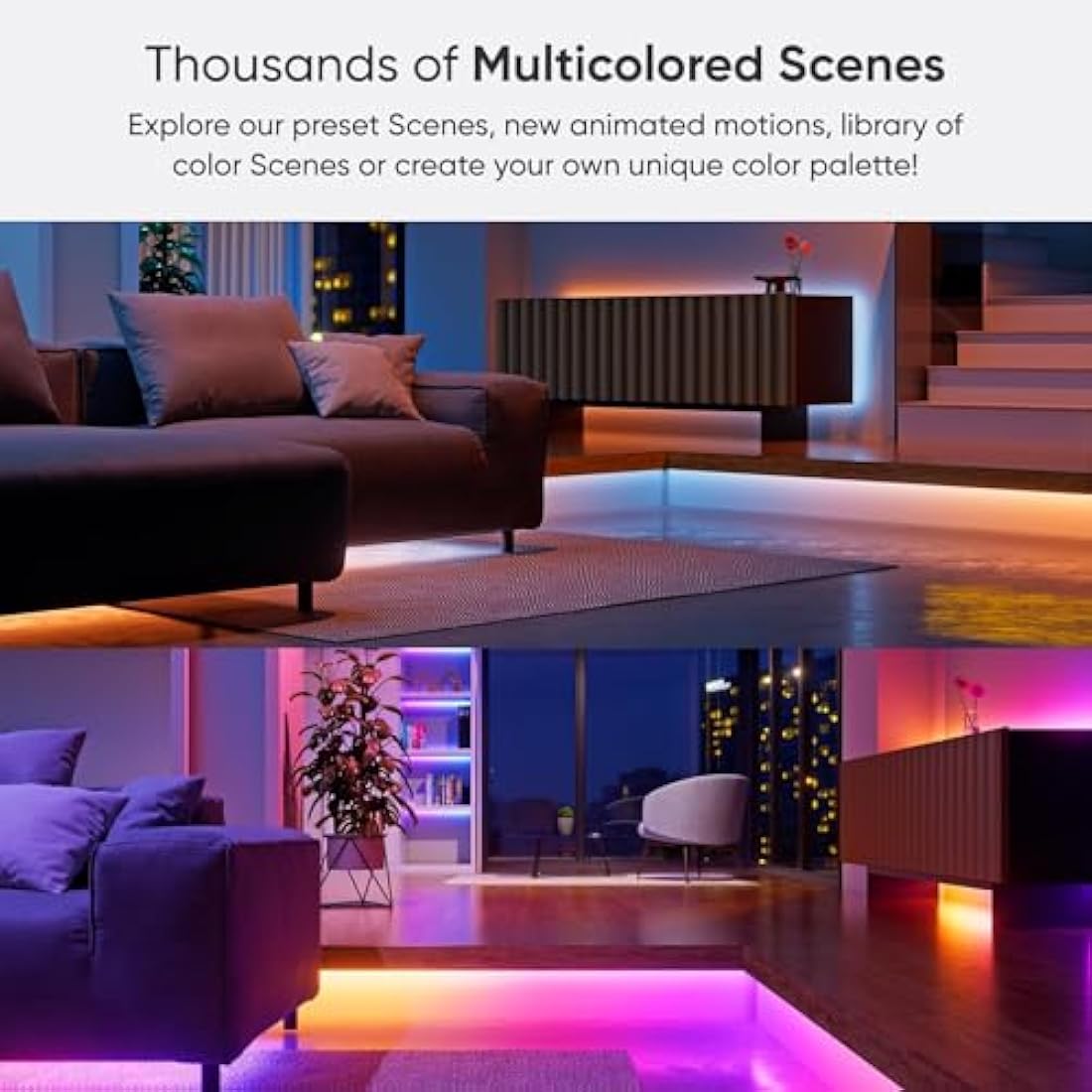 Nanoleaf Matter Essentials 5M HD Led Strip Light, Addressable RGB IC Led Strip - Smart and Multicolour, Matter Over WiFi, Bluetooth, 16M+ Colours, Works with Alexa Google Assistant Apple Homekit