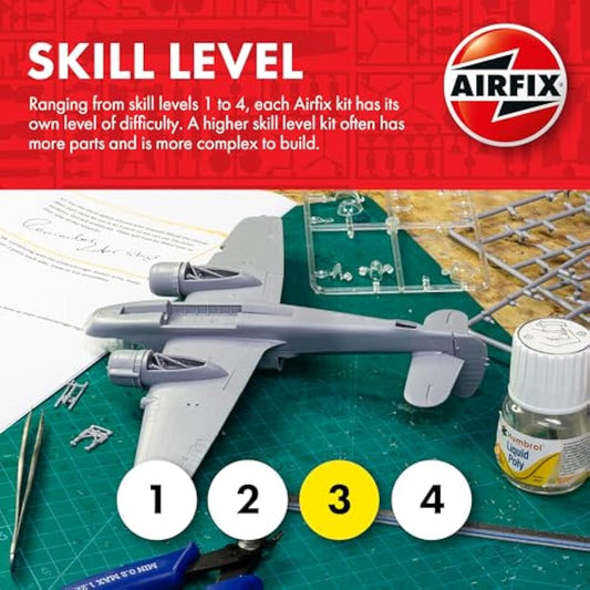 Airfix Model Set - A07115 Junkers JU87B-2/R-2 Model Building Kit - Plastic Model Plane Kits for Adults & Children 8+, Set Includes Sprues & Decals - 1:48 Scale Model