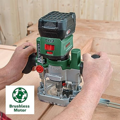 Bosch Router Plunge Base Compatible with AdvancedTrimRouter 18V-8 (for Milling Slots and Pockets)