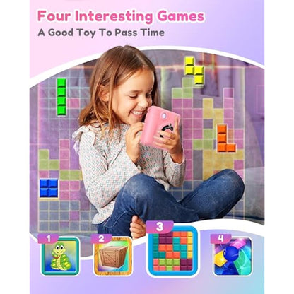 YORKOO Kids Instant Camera with Photo Paper, 1080P HD Digital Camera for Girls, Creative Gift for Children Age 4-10, Video Recorder, 32GB SD Card - Pink