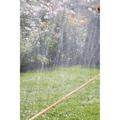 Gardena Hose Sprinkler: Sprayer for Narrow beds and Zones, Plant-Friendly fine Spray Mist, Suitable for Many Gardena Connections, Length Adjustment Possible, 15m, Orange (996-20)