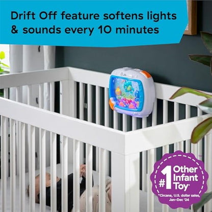 Baby Einstein Sea Dreams Soother, Crib Toy with Remote, Baby Sleep Aid, Calming Lights & Melodies, Newborn and Up