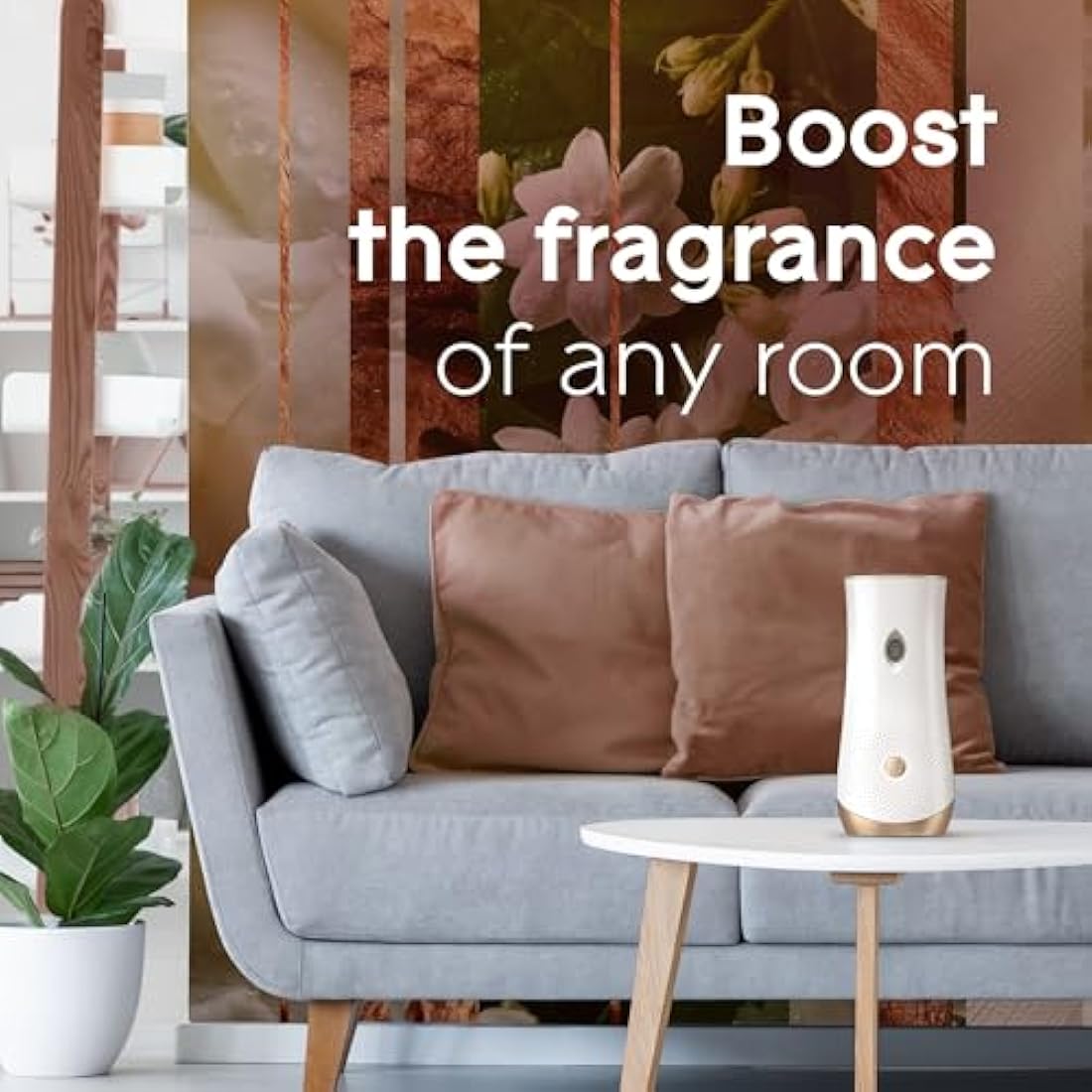 Glade Automatic Air Freshener Refills, Room Spray & Odour Eliminator, Sandalwood & Jasmine, Pack of 4 (4 x 269 ml)