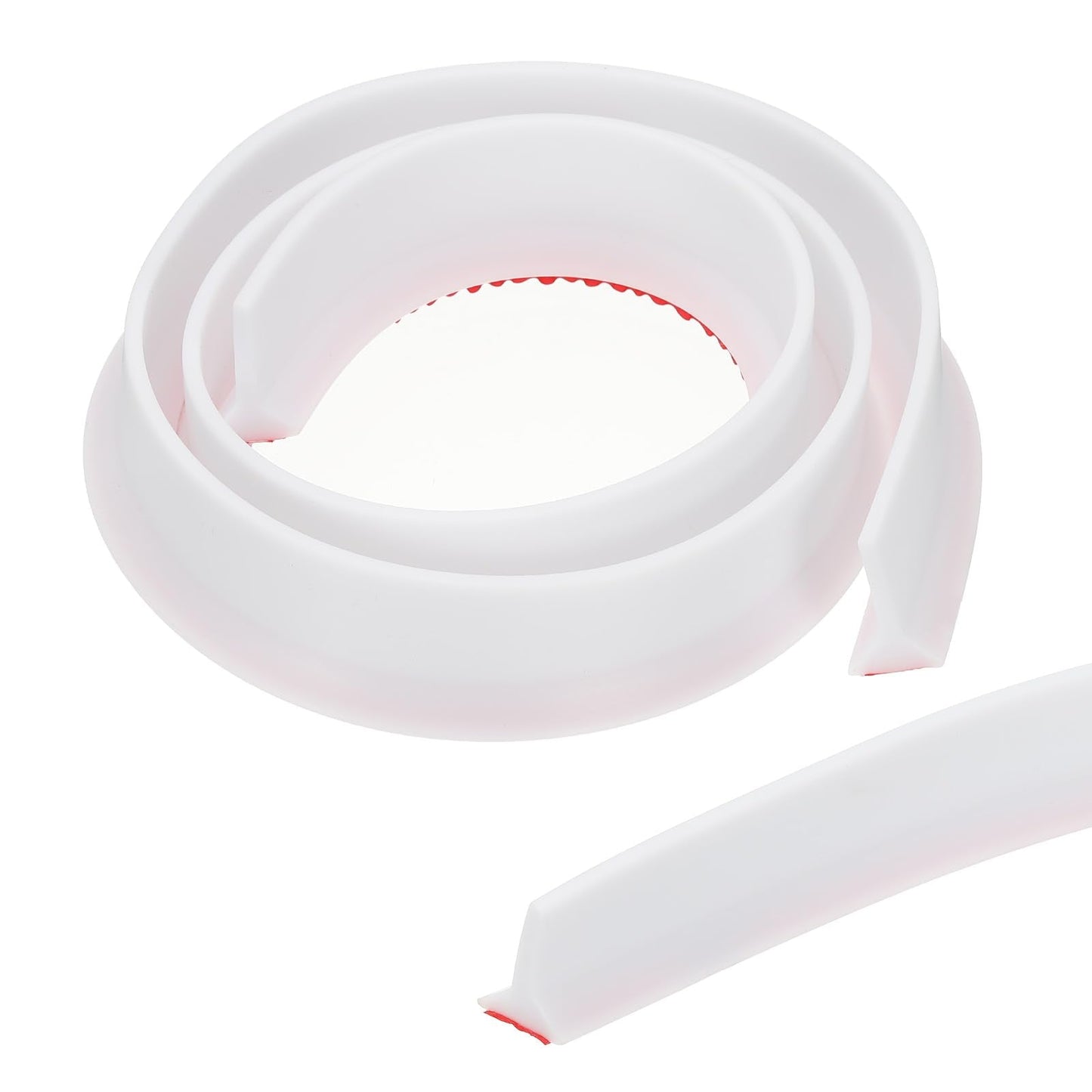 PATIKIL 39 Inch Collapsible Shower Threshold Water Dam Guard, Shower Stopper Barrier Self Adhesive Sink Splash Guards for Frameless Shower Door