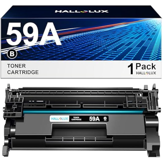 HALLOLUX No Chip 59A CF259A Toner Compatible with 59X CF259X for Laserjet Pro M404dn M404dw MFP M428fdw M428dw M428fdn M428 M428m M304a M4 (1 Black,With Tool)