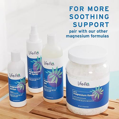 Life-Flo Magnesium Body Wash with Peppermint and Rosemary Essential Oils | Helps Moisturize & Soften Skin with Magnesium from Zechstein Seabed | 16 oz