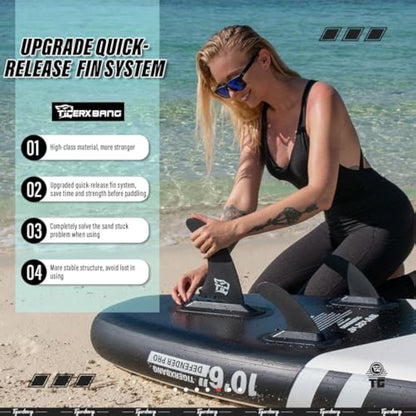 TIGERXBANG Stand Up Paddle Boards 10'6" x 32" x 6"丨10' x 31" x 6" with Premium SUP Board Accessories, Inflatable Paddle Boards for Adults/Kids Stand Up PaddleBoarding