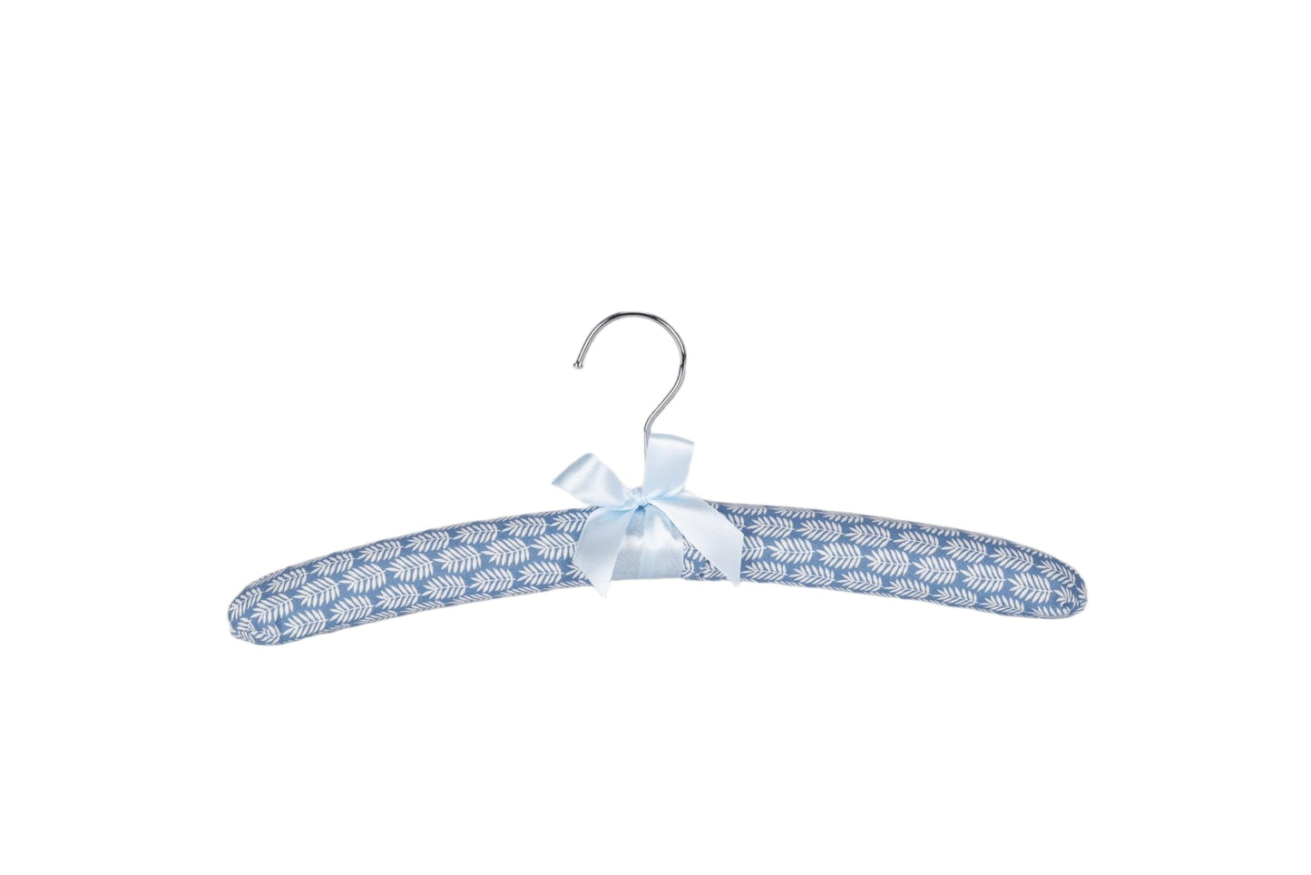 Xiabing Anti-Slip Satin Padded Clothes Hangers with Rotatable Hooks No Shoulder Bump for Women Heavy Sweaters, Coats, Suits (5, Fern-Leaf)