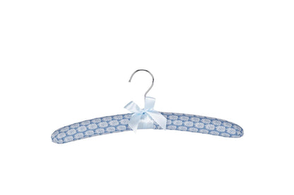 Xiabing Anti-Slip Satin Padded Clothes Hangers with Rotatable Hooks No Shoulder Bump for Women Heavy Sweaters, Coats, Suits (5, Fern-Leaf)