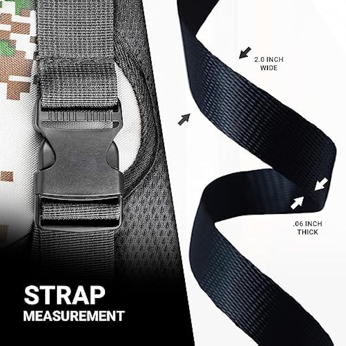 Strapworks Heavyweight Polypropylene Webbing Heavy Duty Poly Strapping Outdoor DIY Gear Repair 2 Inch
