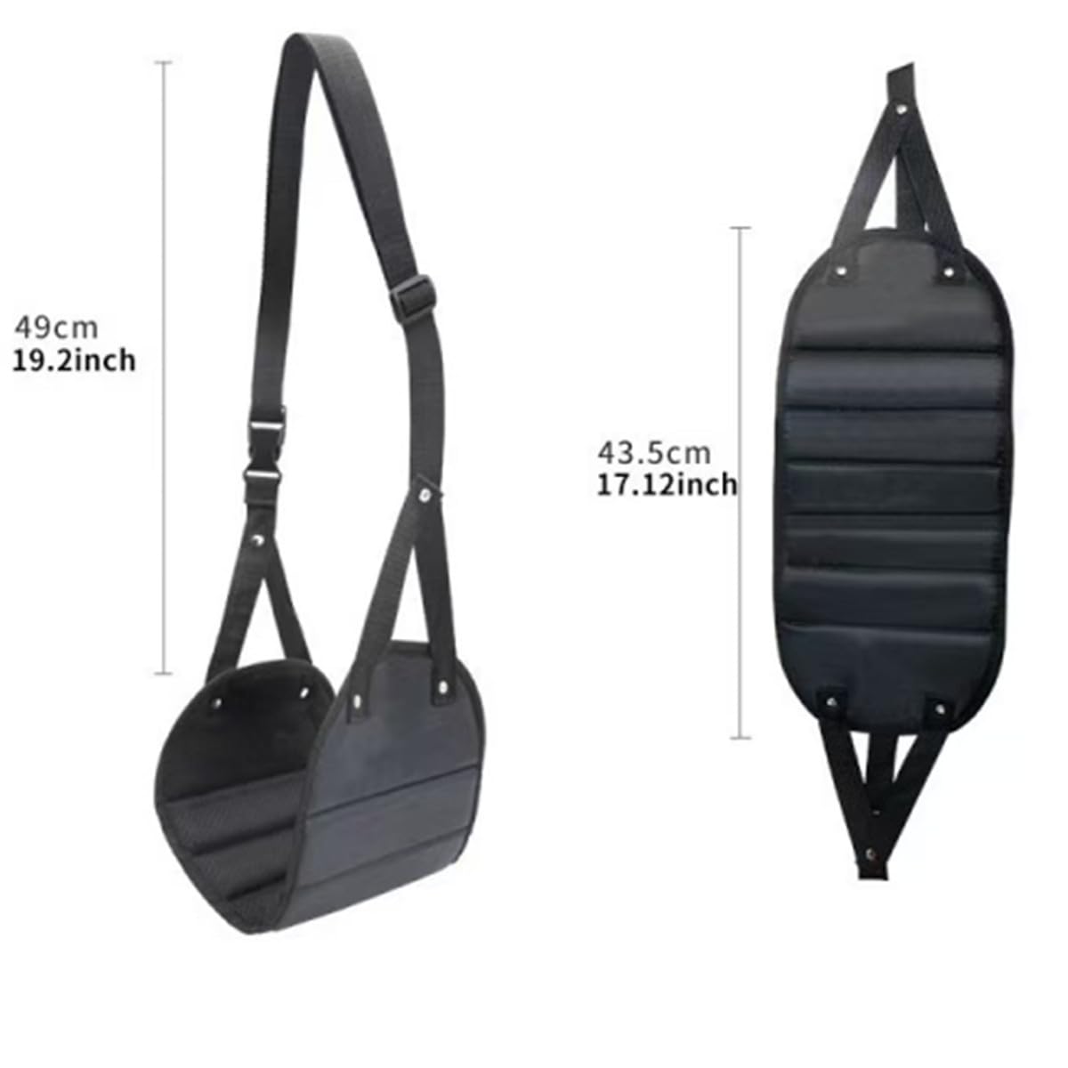 ZHAOYCSH Airplane Footrest - Portable & Adjustable Under Desk Foot Hammock for Long Flights