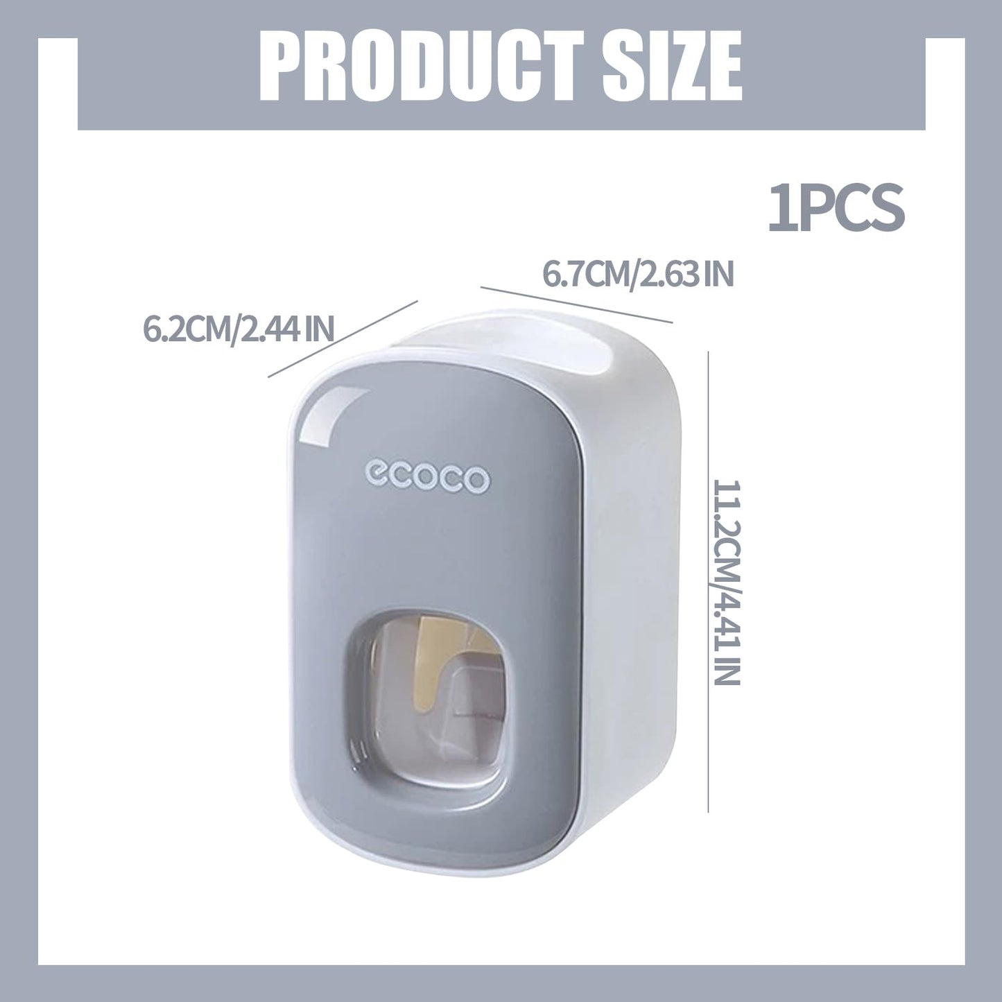Automatic Toothpaste Dispenser,Wall-Mounted Toothpaste Holder