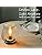 TRIROCKS Set of 2 Metal Battery Operated Table Lamp 17cm Tall Metal Cage Shape Cordless Lanterns with LED Edsion Bulb for Patio Garden Wedding Parties Indoor Outdoor (Brown)