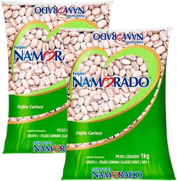 Pack Feij?o Carioca Namorado 2x1Kg- Pinto Beans - Camil., 2.00 kg (Pack of 1)