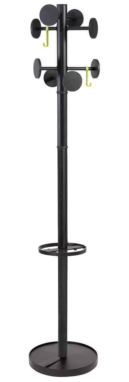 Alba Coat Stand, Metal, Black, One Size, PMSTAN3N
