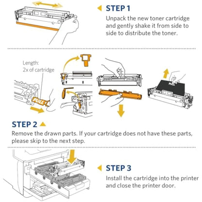 SMARTOMI 305X CE410X Toner Cartridges Remanufactured for HP 305X CE410X 305A CE411A CE412A CE413A for HP LaserJet Pro 400 color M451dn M451nw M451dw MFP M475dw M475dn M375nw M351a (4-Pack)