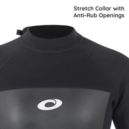 Osprey Women's Shorty 3 mm Summer Wetsuit, Adult Short Sleeve Neoprene Surfing Diving Wetsuit, Origin, Multiple Colours, S