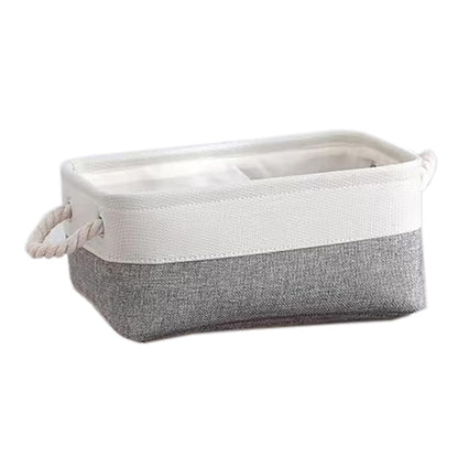 Anevous Storage Box 41 x 32 x 20 cm, Foldable Storage Basket, Fabric Storage Baskets with Cotton Rope, Fabric Boxes Storage for Toys, Shelves