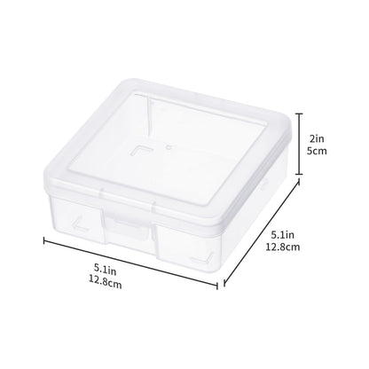 novelinks Small Plastic Storage Box Containers with Latching Lids - Craft Organizers and Storage Stackable Storage Organizer Pencil Crayon Box