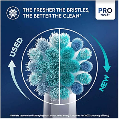 Oral-B Pro Kids Toothbrush Heads Featuring Spiderman, Pack of 8 Counts
