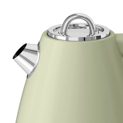 Swan SK19020GN Retro Jug Kettle, Fast Boil, Easy Pour, 360 Degree Base, 1.5L, 3KW, Green