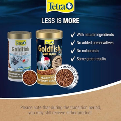 Tetra Japan Goldfish Fish Food, Mini-Sticks Premium Food for Fancy Goldfish, 100 ml