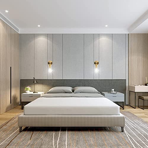 3PCS Vintage Bathroom Wall Sconces Gold Vanity Wall Lights E27 Industrial Wall Mount Lighting Fixtures Rotatable for Bedroom Living Room Bathroom(No