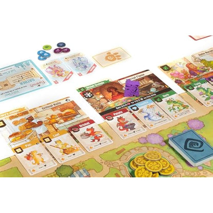 LUCKY DUCK GAMES - Flamecraft | Strategy Board Game | English Version | Dragon Fantasy | Fun Family Game for Kids and Adults | Ages 10+ | 1-5 Players | 60 Minutes