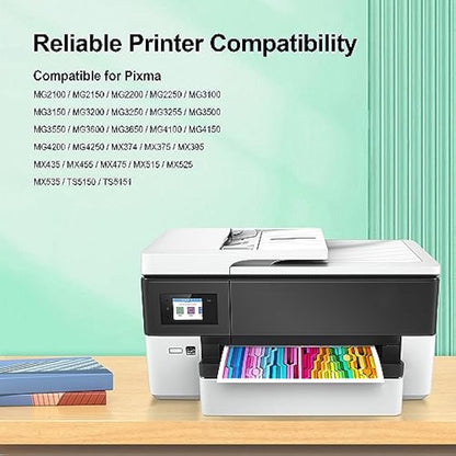 Salols PG-540XL Black Ink Cartridges 540 XL Compatible for Canon 540XL Black Ink Cartridges PG 540 XL PG540XL for Pixma MG3650 MG3650S MG3600 MG3550 MG4250 TS5150 TS5151 MX455 MX475 MX535 (2 Black)