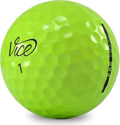 Vice Golf Pro Soft Lime Golf Balls